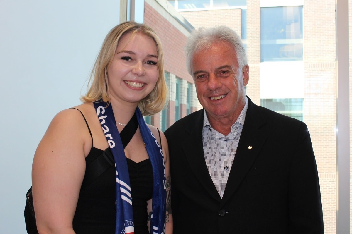 Chelsey Lokstet and Bob McDonald