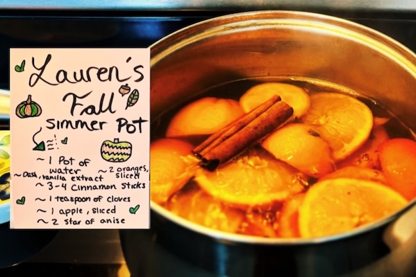 The comfort of a fall simmer pot