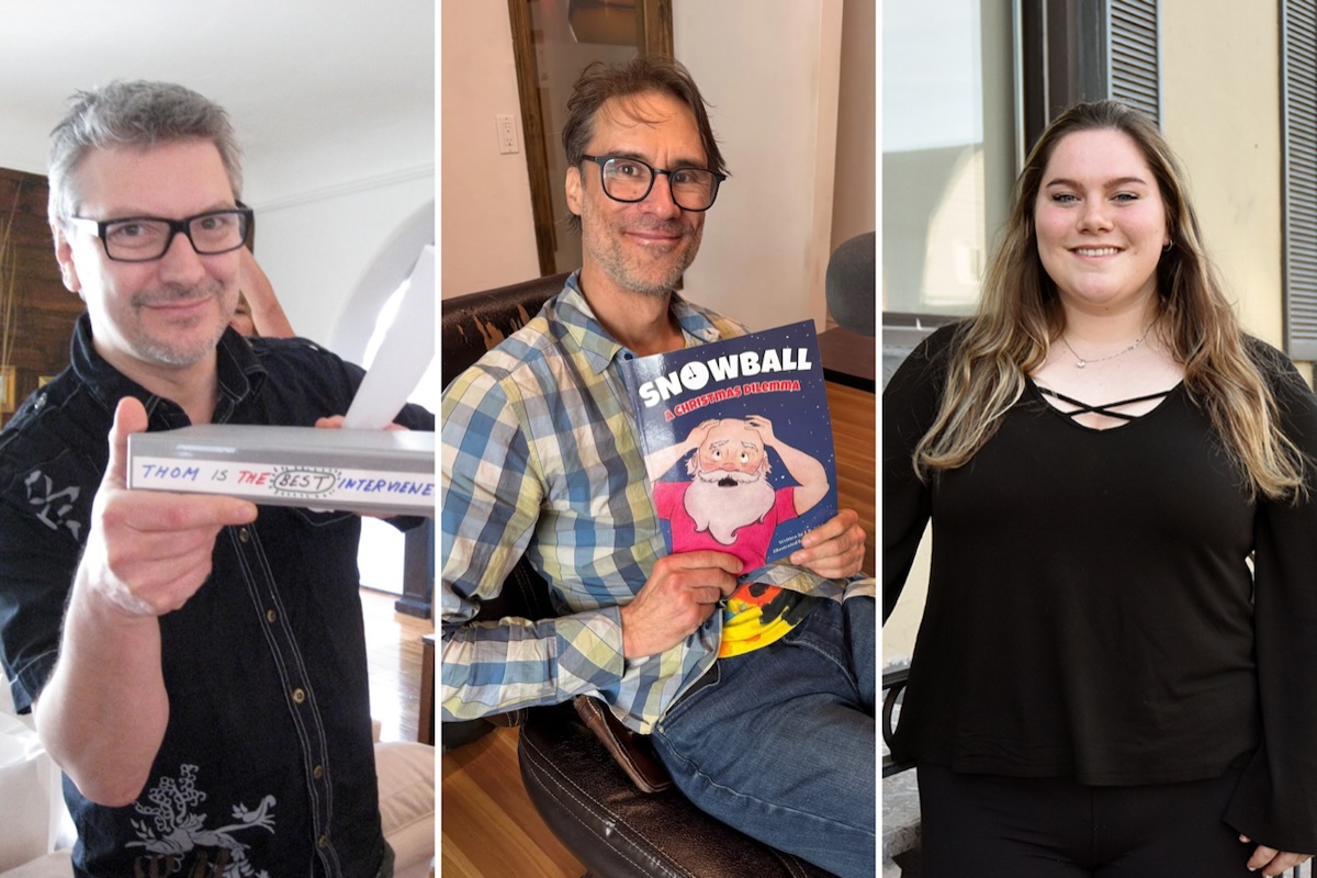 Thom Ernst, Tim Gentle and Amelia DePiero